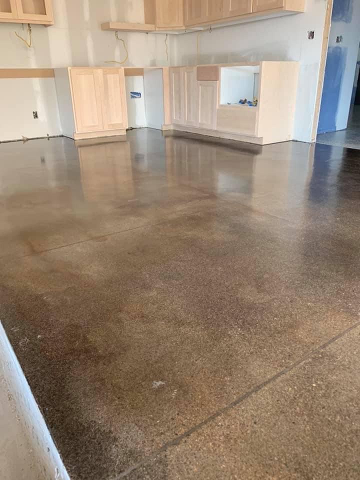 stained concrete Omaha